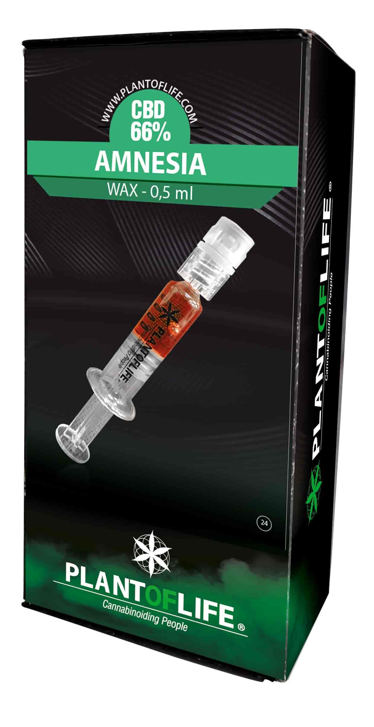 WAX 66% CBD AMNESIA 0,5ML -...