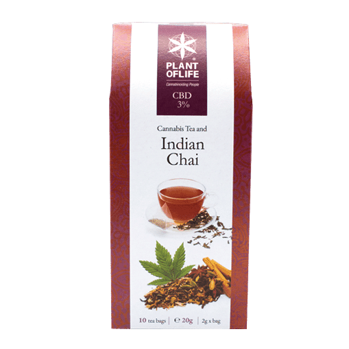 TEA INDIAN CHAI CON 3% DE CBD