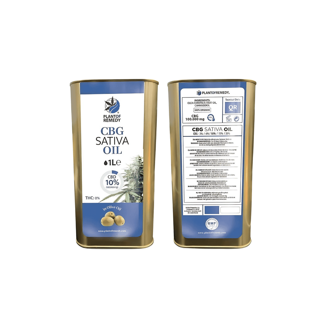 AZEITE COM 10% CBG 1 LITRO