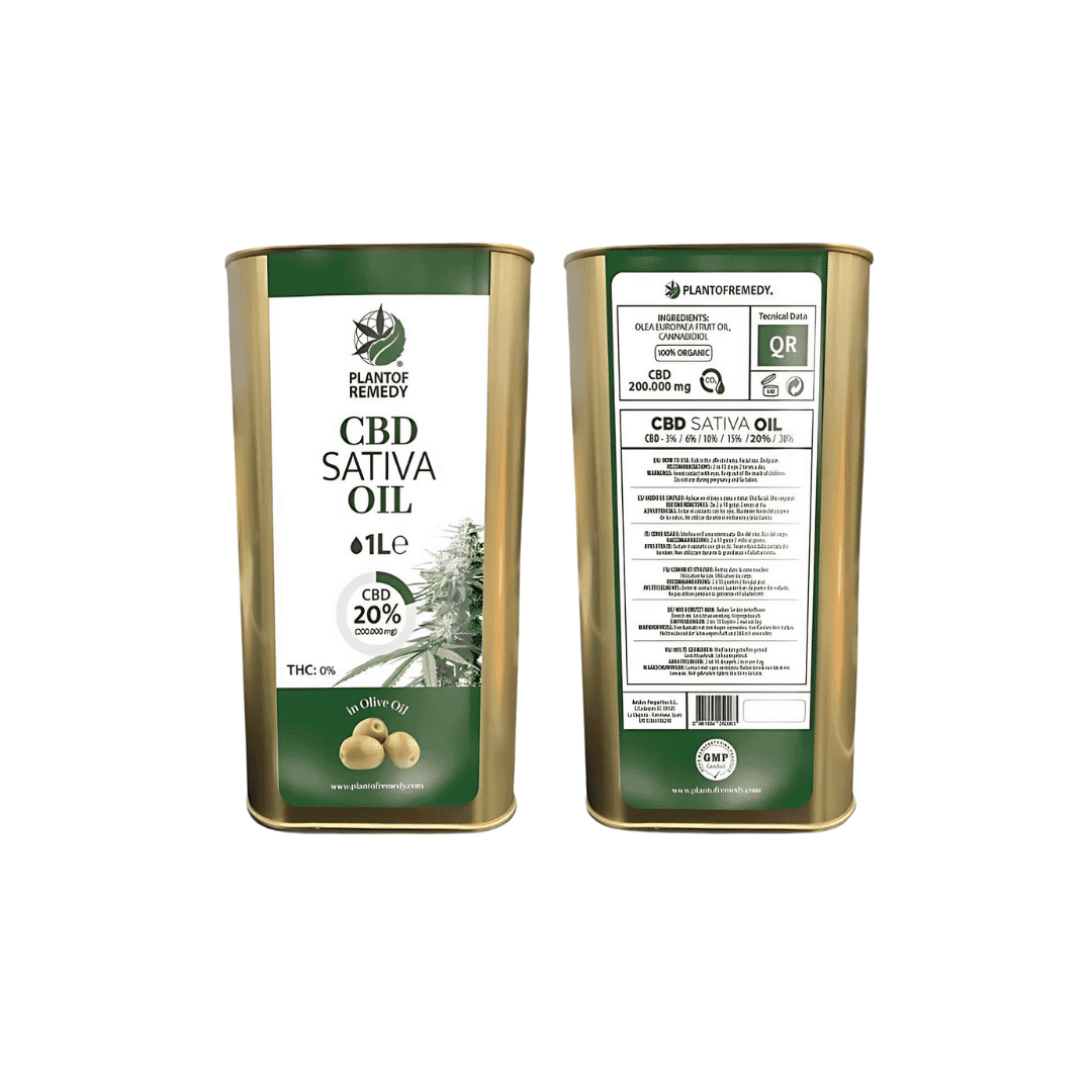 AZEITE COM 20% CBD 1 LITRO