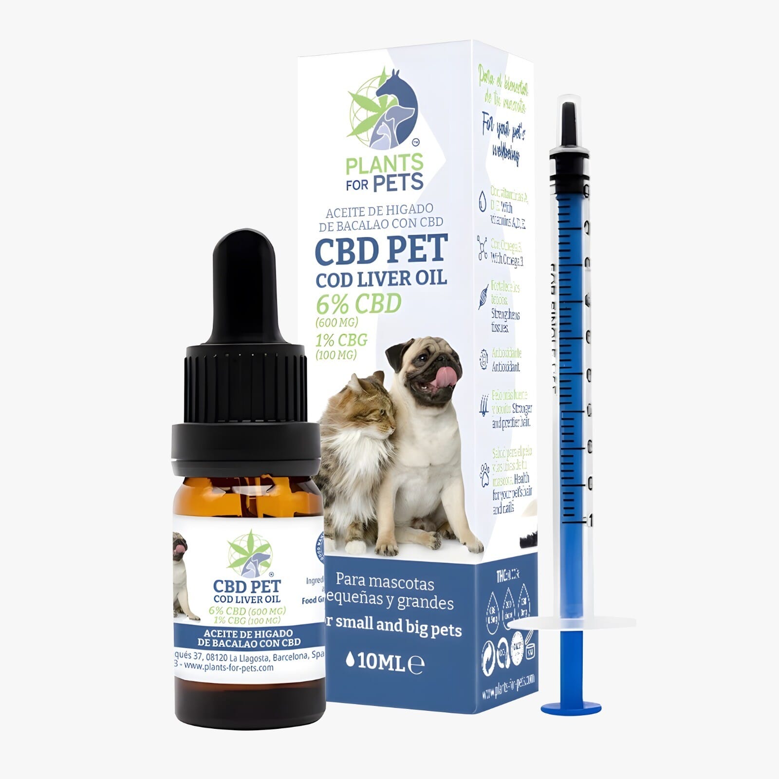 COD LIVER OIL 6 CBD 1 CBG OIL FOR ANIMALS PLANT FOR PETS