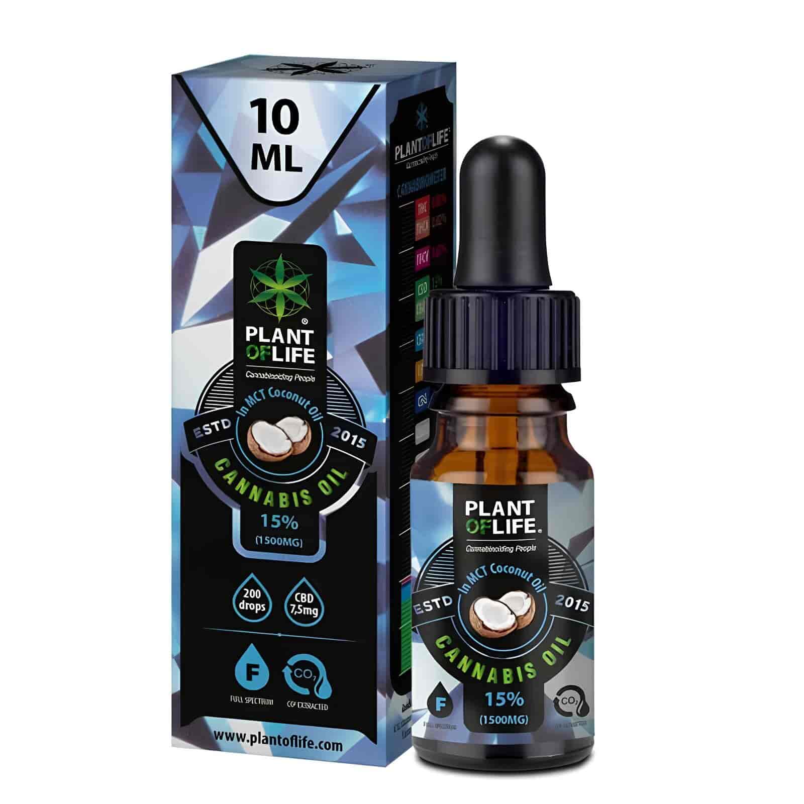 ÓLEO DE COCO COM CBD15% 10 ML