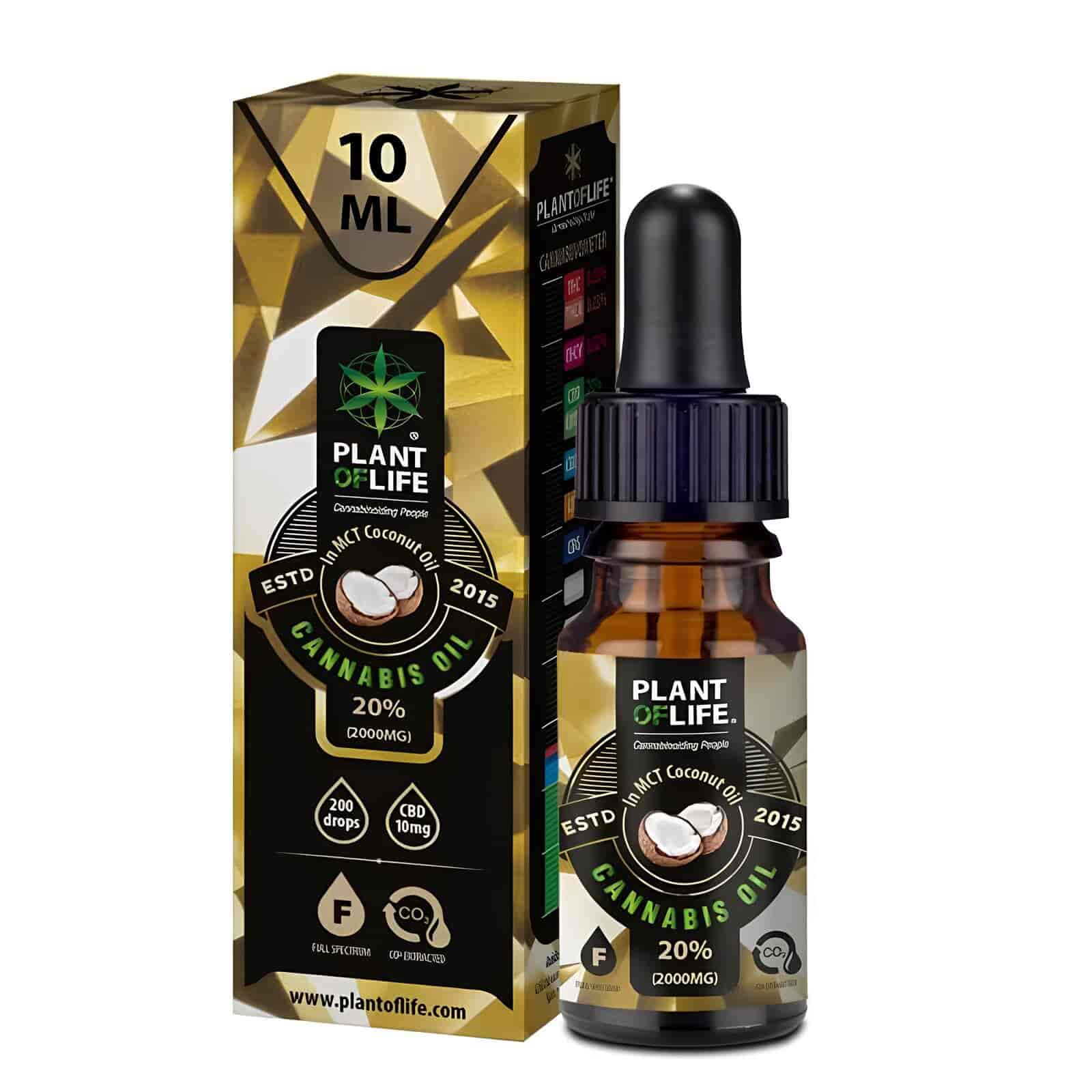 ÓLEO DE COCO COM CBD 20% 10 ML